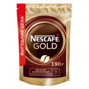 Кофе « Nescafe - Gold» (раст./1 уп./190 г.)