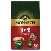 Кофе «Monarch - Strong 3в1» (раст./1 уп./50шт./500 г.)
