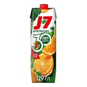 Сок "J7 - Апельсин с мякотью " (0.97 л./1 уп./12 шт./Тетра-пак)