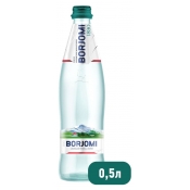 Вода "Borjomi" минеральная (Газ/0.5 л./1 уп./12 шт./Стекло) 